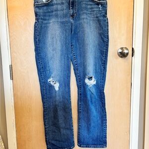 Joe's Jeans Straight Leg Distressed Denim